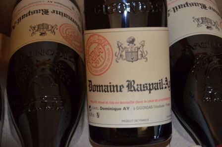Raspail Ay Gigondas rouge 2011